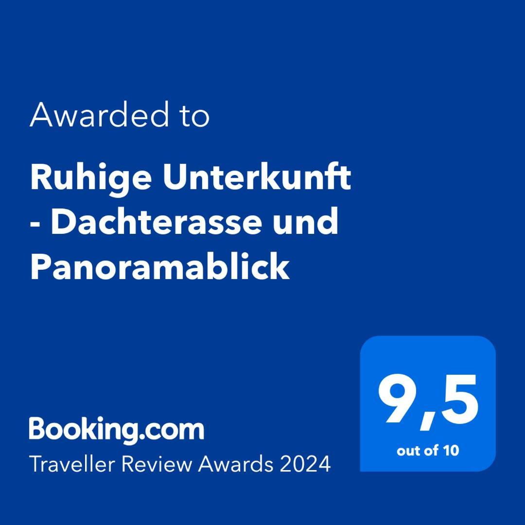 Ruhige Unterkunft - Dachterasse Und Panoramablick Варщайн Екстериор снимка